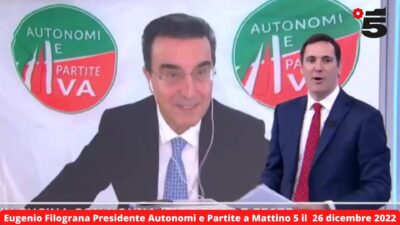 Filograna a Mattino 5: “L’evasione Fiscale non esiste”